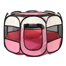 Pet Cat Dog Collapsible Playpen with Removable Cover